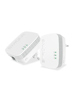 Comprar STRONG 1382177 Strong POWERL600DUOMINI adaptador de red PowerLine 600 Mbit/s Ethernet Blanco 2 pieza(s) POWERL600DUOMINI
