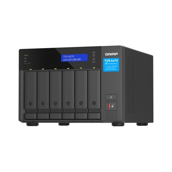 Comprar QNAP 1361569 QNAP TVS-H674 NAS Torre Ethernet Negro i5-12400 TVS-H674-I5-32G