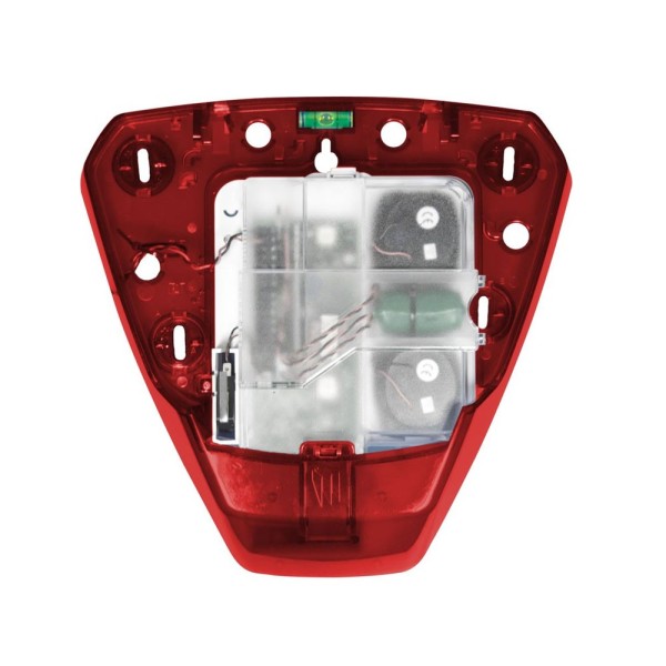 Comprar PYRONIX HIKVISION PYRO-68 Base roja de sirena Pyronix con módulo PCB y batería. Con Piezoeléctrico. Sin cubierta. PYRO-6