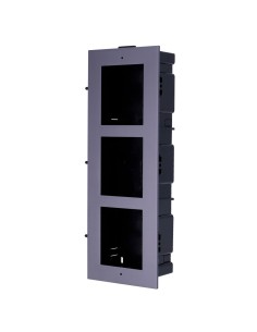 Comprar HIKVISION DS-KD-ACF3 Panel frontal y caja de registro encastrada - Hasta 3 módulos - Específica para videoporteros Hikvi