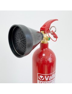 Comprar VALLEUNION VU-2-CO2 Extintor CO2 2Kg Dióxido Carbono, eficacia 334B con soporte pared. Certificado, homologado y marcado 2