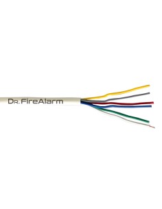 Comprar DRFIREALARM ALARM06-PVC-U Rollo 100m de cable manguera blanco flexible 6 hilos sin pantalla PVC (6x0,22) ALARM06-PVC-U