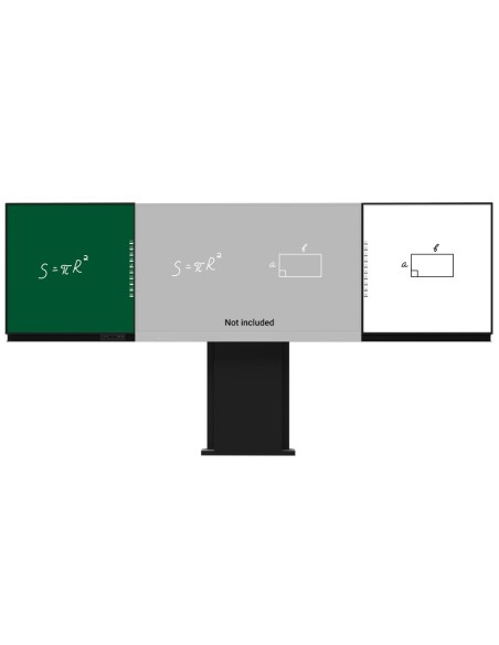 IBOARD-IB-WB-YL86-GW-Compatible con interactiva IB-TE-YL-86E2 - Pizarra lateral izquierda para tiza - Pizarra lateral derecha pa