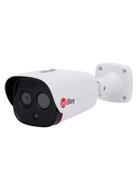 INFIRAY-IRS-FB225-T3D2-Cámara térmica IP InfiRay FB2 series - Sensor térmico VOx FPA 256x192 12m |Lente 3.2mm - Sensor visible 1