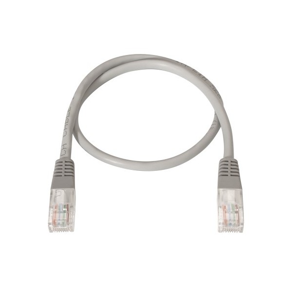 SAFIRE-UTP1-03W-Cable UTP Safire - Ethernet - Conectores RJ45 - Categoría 5E - 0.3 m - Color blanco