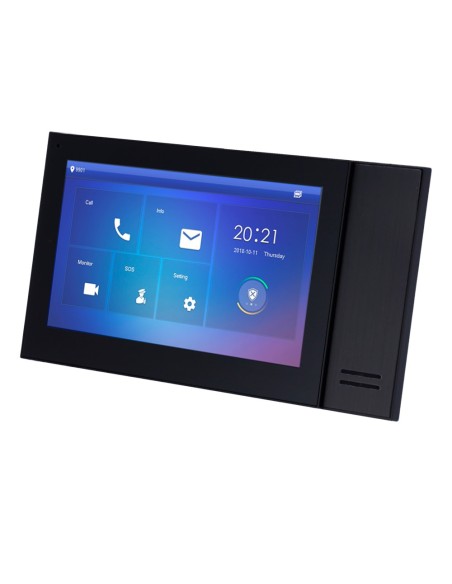 X-SECURITY-XS-V2421M-IP-POE-B-Monitor para Videoportero - Pantalla TFT de 7&quot - Audio bidireccional - TCP / IP | Alimentación