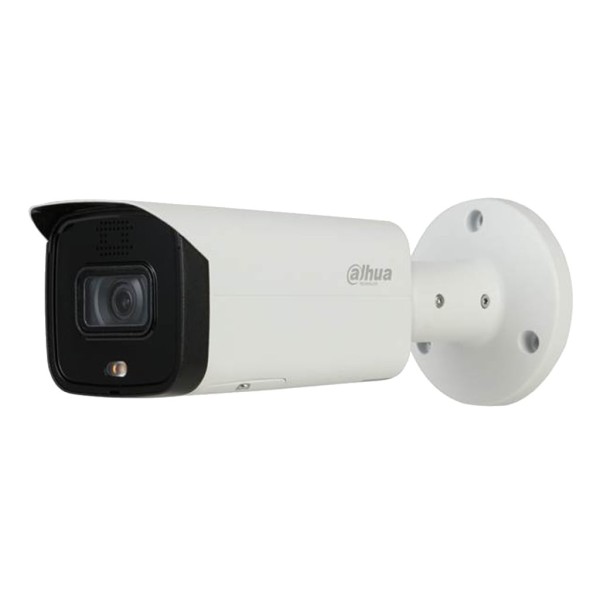 Dahua-IPC-HFW5541T-AS-PV-0360B-Tubular IP H265 5M SMART WDR Starlight+ IR60m + LED LUZ BLANCA 3.6mm IP67 PoE SD AUDIO E/S AI