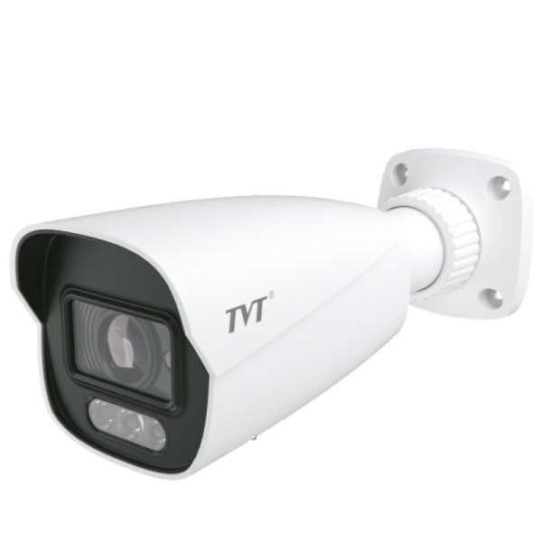 TVT-TVT-22-TD-9442C2(PE/WR3)-Cámara Bullet IP 4MP 2.8mm luz blanca 40m IP67 audio MIC Light Explorer Full Explorer TVT