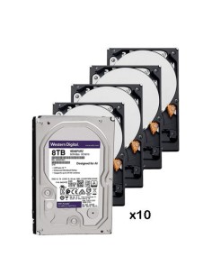 WESTERN DIGITAL-WESTERN-12-PACK_10_WD84PURZ-Pack de 10 discos duros de 8 Tb ( 8192 Gb ) Western Digital