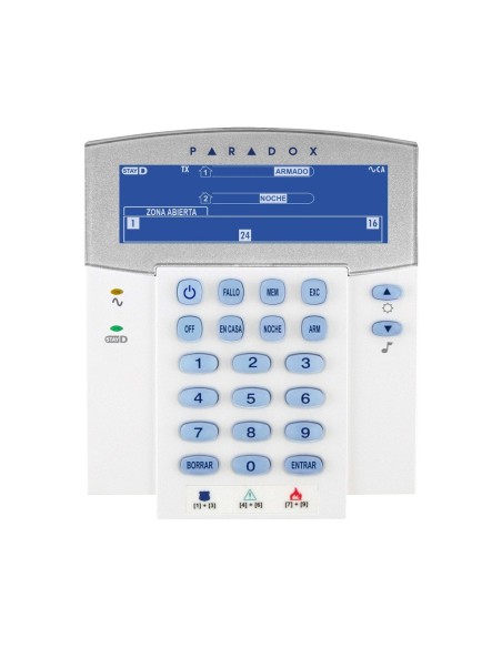 PARADOX-PARADOX-122-K35-Teclado LCD Paradox con iconos cableado K35