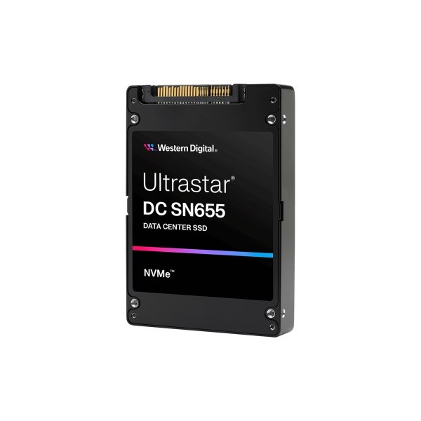 QNAP-1401212-79700-T7R6801WD02-RS-Western Digital Ultrastar DC SN655 3,84 TB U.3 PCI Express 4.0 NVMe TLC 3D NAND