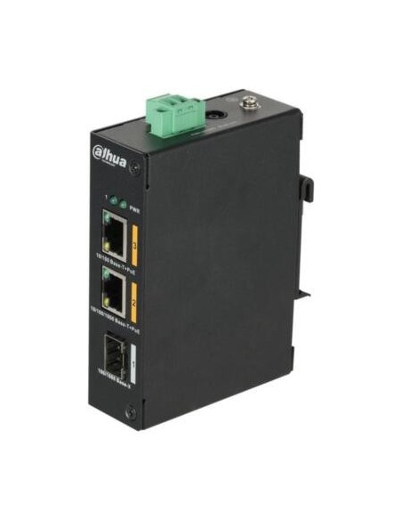 Dahua-1372844-1.0.01.20.10689-(DH-PFS3103-1GT1ET-60-V2) DAHUA SWITCH INDUSTRIAL 3 PUERTOS, 2 POE
