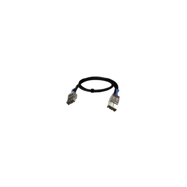 QNAP-1371834-CAB-PCIE10M-8644-8X-QNAP CAB-PCIE10M-8644-8X cable Serial Attached SCSI (SAS) 1 m Negro