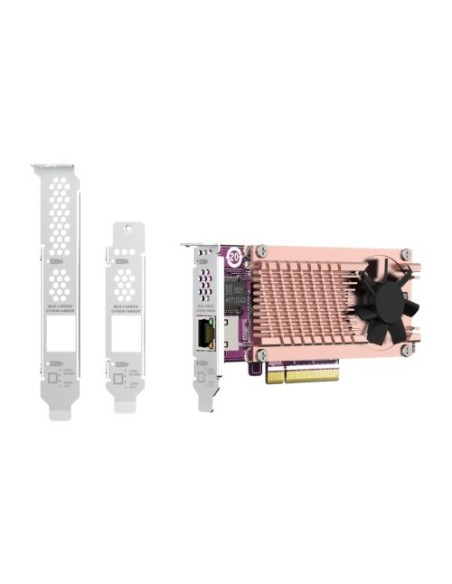 QNAP-1354300-QM2-2P10G1TB-QNAP QM2 CARD tarjeta y adaptador de interfaz Interno PCIe