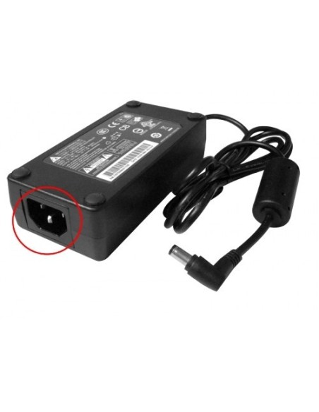 QNAP-1342160-PWR-ADAPTER-90W-A01-QNAP PWR-ADAPTER-90W-A01 adaptador e inversor de corriente Interior Negro