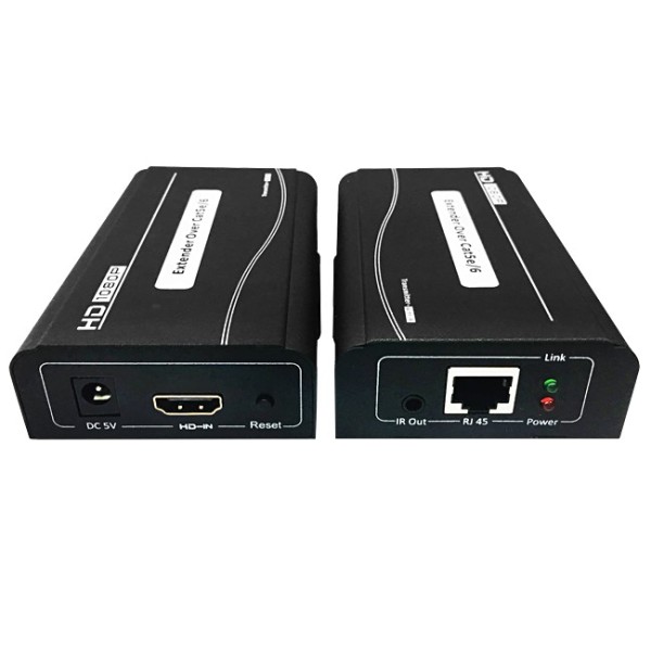 FOLKSAFE FOLKSAFE-19 FS-HD2102E Transmisor - Receptor señales HDMI a través de un único estándar Cat5e/6 150m Folksafe
