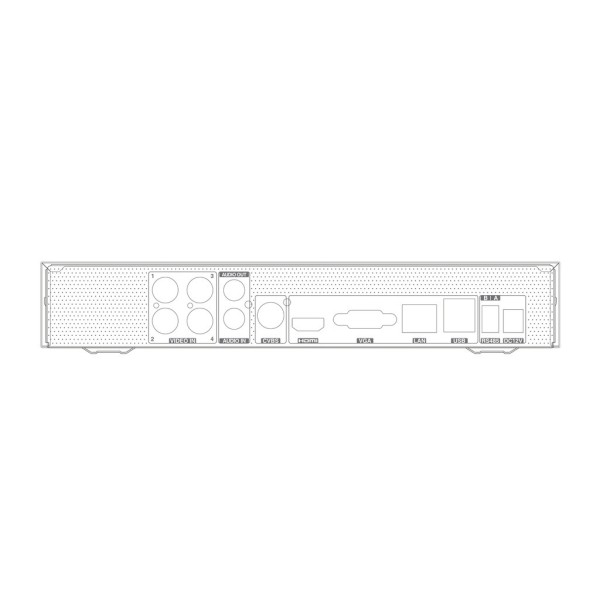 Comprar TVT TVT-101 Grabador DVR 5en1 4CH 8MP + 2IP 8MP E/S Audio 1HDD TVT TD-2104NS-HP
