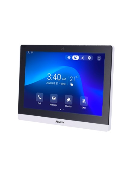 AKUVOX AK-C319W Monitor Android 9.0 para videoportero - Pantalla IPS de 10&quot - Audio bidireccional Crystal Clear | Easy UI - 
