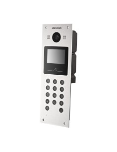 HIKVISION DS-KD3003-E6 Videoportero IP para apartamentos - Cámara 2 Mpx | Audio bidireccional - Tarjeta MF y PIN | 2 relés - App